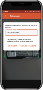Tela 7 do App Pricebook